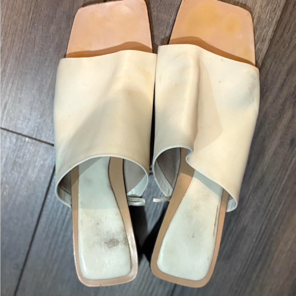 Zara Cream Women's Mules